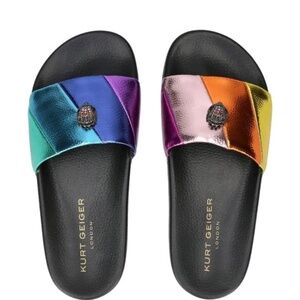 KURT GEIGER Women's Meena Eagle Slide